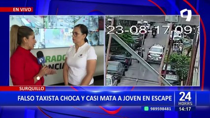 Surquillo: Falso taxista que atropelló a joven era perseguido por robar autopartes