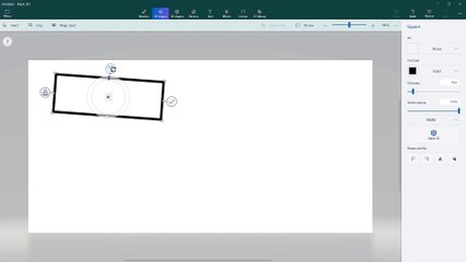 Paint 3D Course Section 9 Adding 2D Shapes