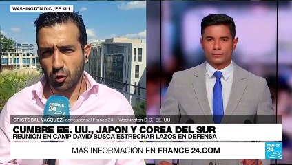 Informe desde Washington: líderes de EE. UU., Japón y Corea del Sur se reunieron en Camp David