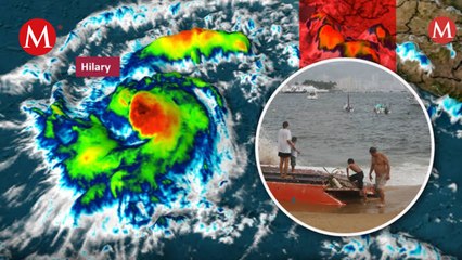 Habrá lluvias intensas en el noreste y occidente del país por paso del huracán 'Hilary'