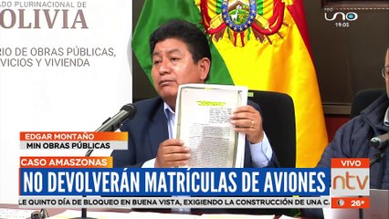 Gobierno anuncia que no se devolverán matrículas secuestradas por el caso Amaszonas