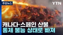 캐나다·스페인 산불도 '통제 불능'...WMO 