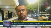 Ecuador inicia silencio electoral en un escenario definido por la violencia