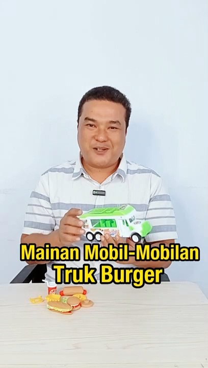 Mainan mobil burger - mainan mobil jualan burger - mainan anak mobil-mobilan #short