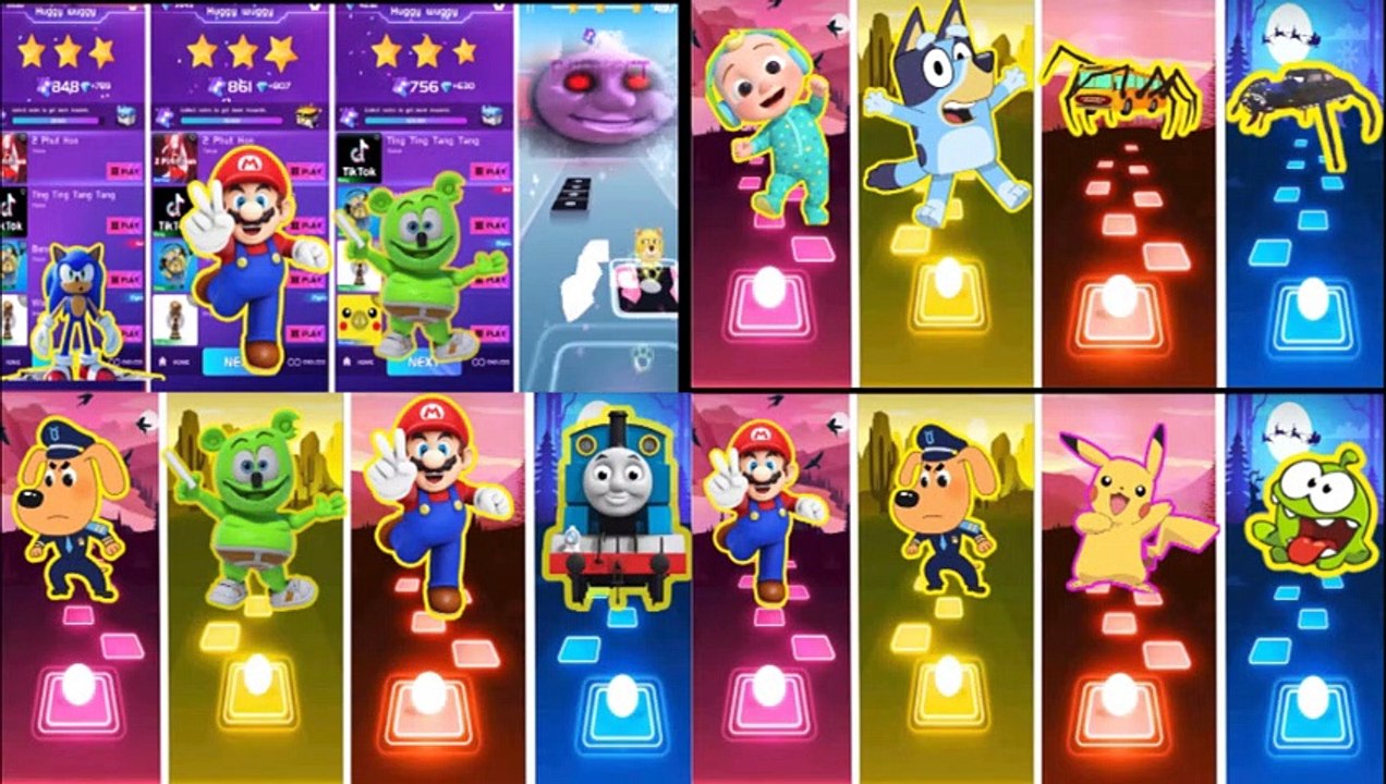 Baby Shark Friends All Video Megamix. Oddbods Pogo  Sheriff Labrador  Bluey Bingo. Who ls Best?