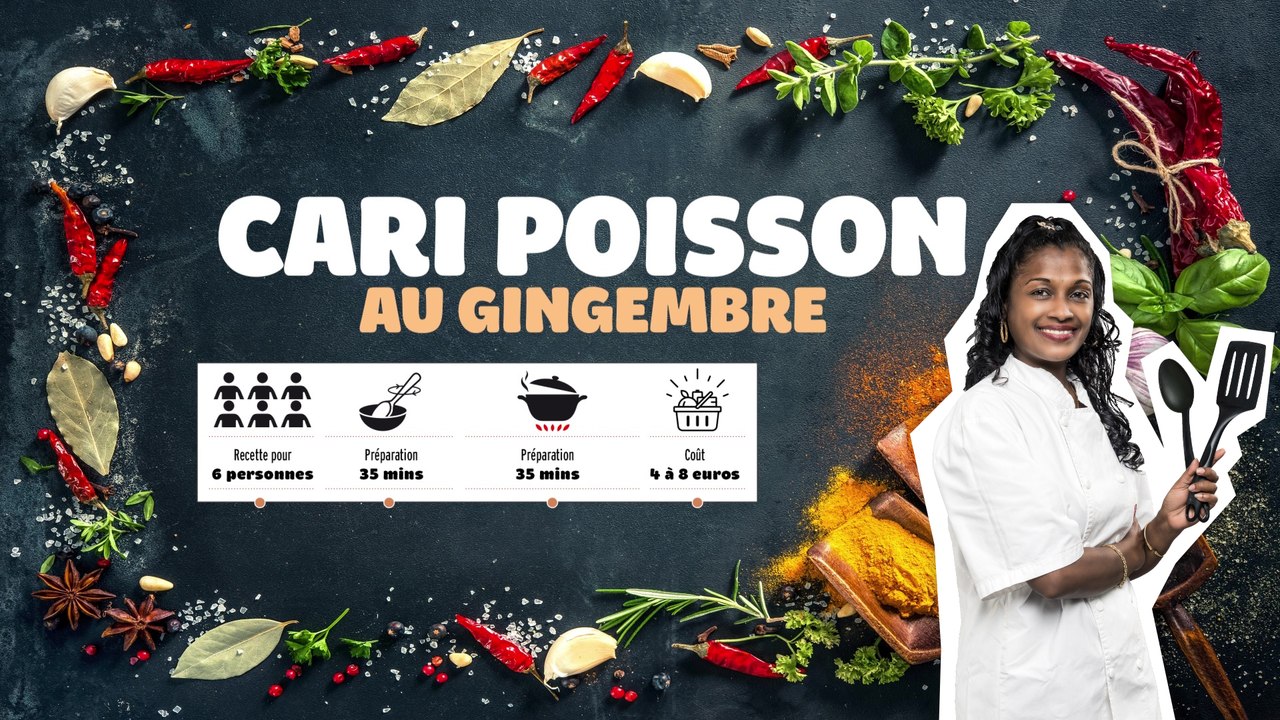 Cari de poisson au gingembre