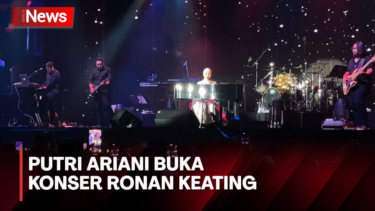 Putri Ariani Buka Konser Ronan Keating dengan Lagu Can’t Take My Eyes Off You