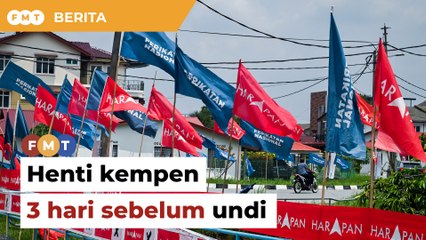 Descargar video: Henti kempen politik 3 hari sebelum undi, kata bekas pegawai SPR