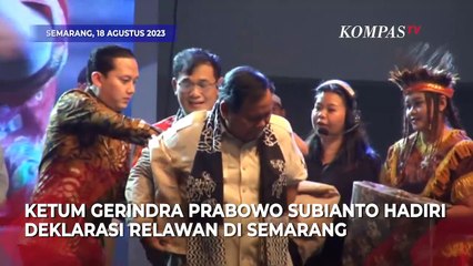 Prabowo-Budiman Beri Alasan Deklarasi Relawan Prabu di Semarang
