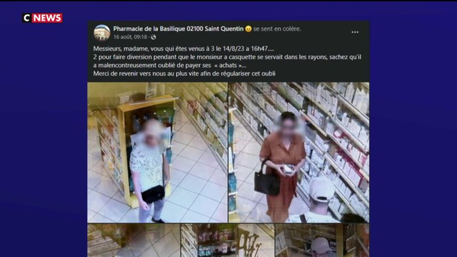 Un pharmacien diffuse les photos de ses voleurs
