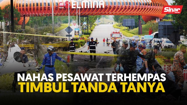 Nahas pesawat terhempas timbul tanda tanya