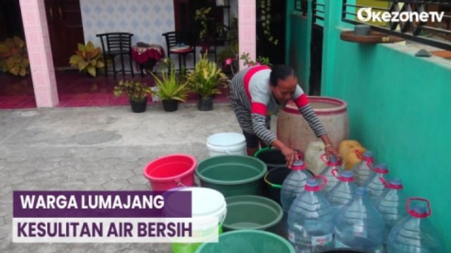 Musim Kemarau, 120 KK di Lumajang Kesulitan Air Bersih
