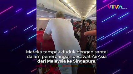 Bikin Histeris, David Foster 'Guncang' Pesawat AirAsia saat