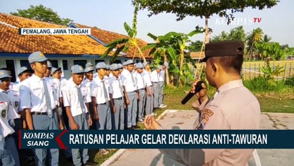 Ratusan Siswa SMK di Pemalang Gelar Deklarasi Pelajar Anti Tawuran