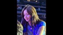 FULL  BLACKPINK INTERACTS WITH BLINK AT SOUNDCHECK CONCERT IN LAS VEGAS - Lisa , jennie jisoo Rosé