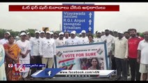 Keesara RDO Rajesh Kumar Awareness Run On Voting _  I Vote For Sure  _ V6 News