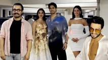 Sid-Kiara, Aamir Khan, Ranveer Singh At Ritesh Sidhwani's Party