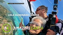 Amazing Earth: An Incredible 82-year-old Lola, spotted at the Skydiving site in Siquijor?!