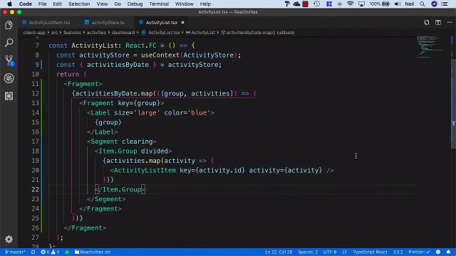 Adding some style (Legacy) - Styling the activity list items