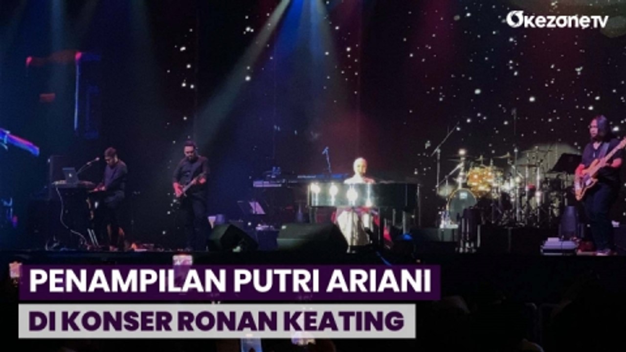 Putri Ariani Tampil Memukau di Pembukaan Konser Ronan Keating  Bawakan Lagu Can?t Take My Eyes Off You