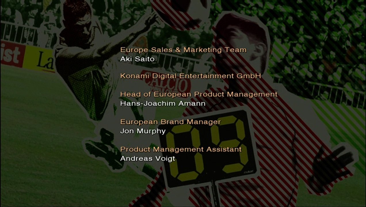 Créditos | PES 2009 | PS3