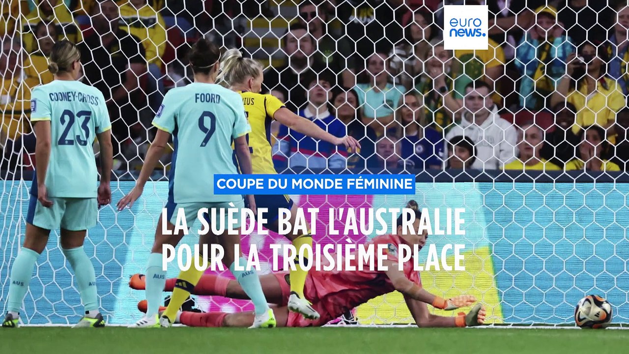 Mondial féminin : la Suède prend la 3e place en battant l’Australie 2-0