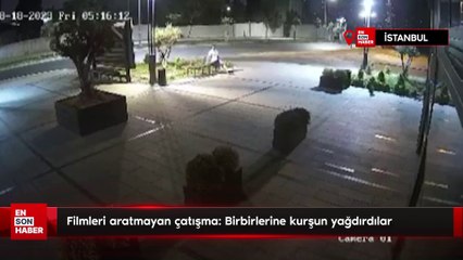İstanbul'da filmleri aratmayan çatışma: Birbirlerine kurşun yağdırdılar