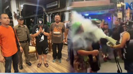 นทท.ต่างชาติ อัดคลิปขอโทษ ทำคอนเทนต์พ่นควันกัญชา ทั่วซอยบางลา