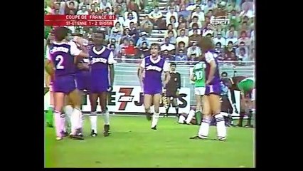 SAINT-ETIENNE    -  BASTIA     -  1981- 4E-