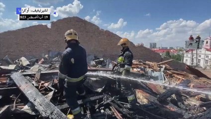 قصف روسي على شمال أوكرانيا بعد اجتماع بين بوتين وقادة الجيش