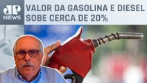 Preço dos combustíveis ainda está abaixo do internacional; presidente da Sincopetro comenta