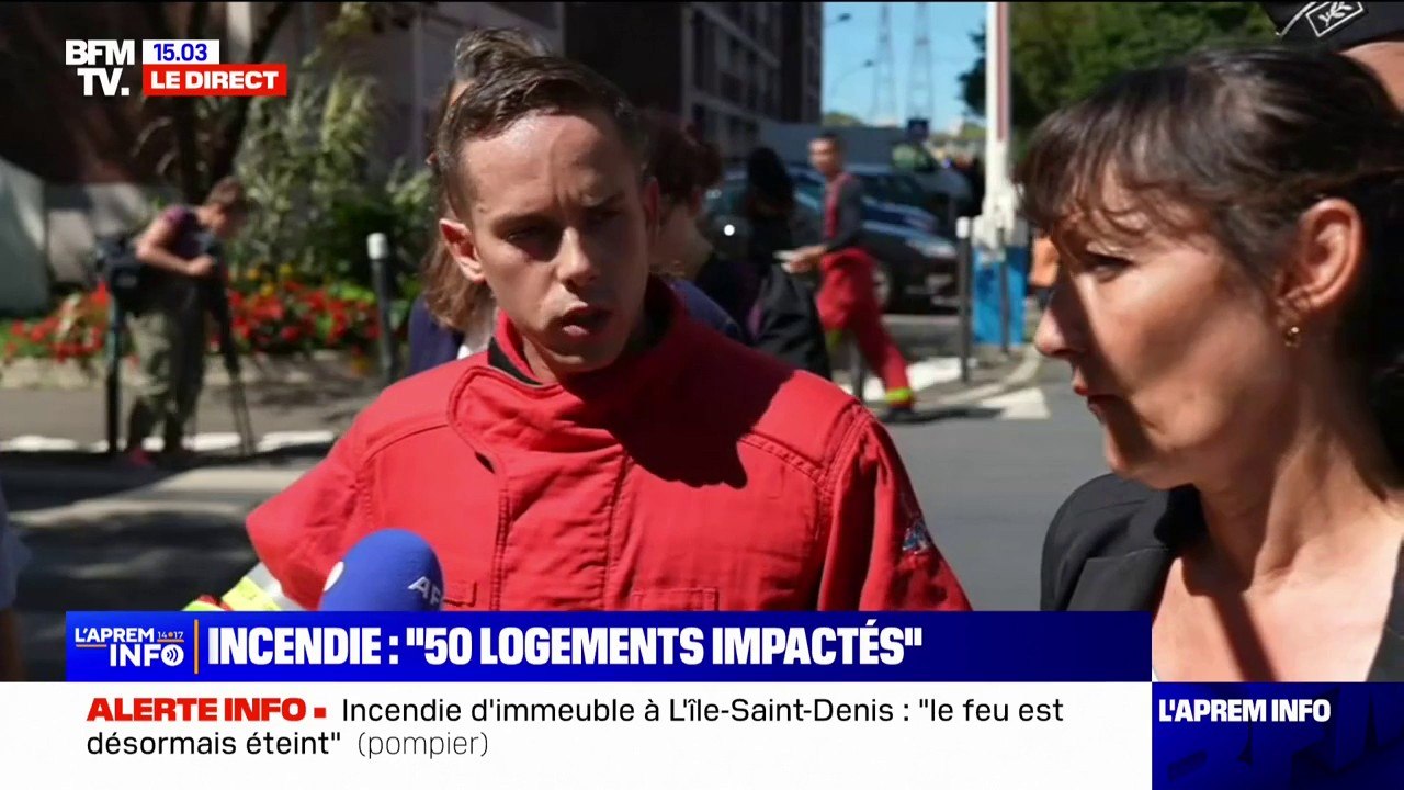 Incendie à l’Ile-Saint-Denis: "une cinquantaine...