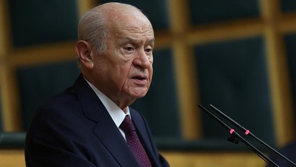 MHP lideri Devlet Bahçeli, KKTC'deki yol inşaatı gerilimi hakkında açıklama yaptı
