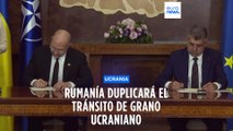 Bucarest y Kiev acuerdan duplicar el tránsito de cereales ucranianos a través de Rumanía