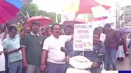 సంగారెడ్డి: ఓటు హక్కుపై 5కే రన్.. పెద్ద ఎత్తున పాల్గొన్న యువత