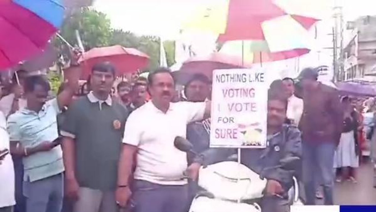 సంగారెడ్డి: ఓటు హక్కుపై 5కే రన్.. పెద్ద ఎత్తున పాల్గొన్న యువత