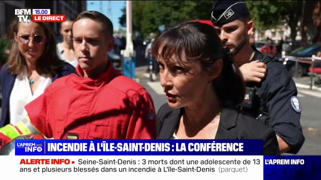 Incendie à l'Ile-Saint-Denis: la préfète déléguée fait état de trois personnes décédées