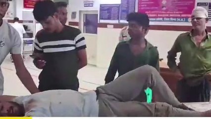 भिंड: तेज रफ्तार बाइक अनियंत्रित होकर गिरी, दो लोग हुए घायल