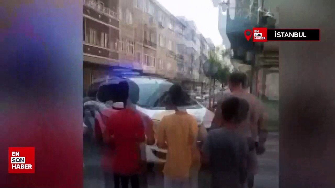 Esenler'de kocasından şiddet gören kadın 'beni kurtarın' diye bağırdı