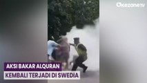 Pengungsi Irak Bakar Alquran di Swedia, Polisi Malah Tangkap Muslimah Pemadam Api