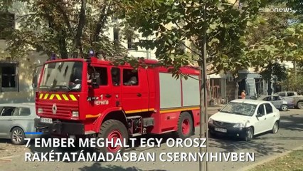 Elítélte a csernyihivi orosz rakétatámadást az ukrán elnök