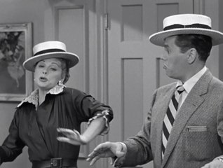 Lucy and Ricky imitate Maurice Chevalier singing "Louise" - I Love Lucy (1951)