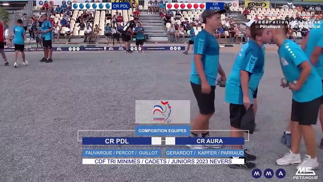 CHAMPIONNAT DE FRANCE JEUNES - NEVERS 2023 - CR PDL VS CR AURA