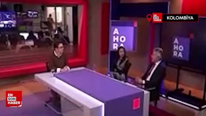 Kolombiya'da canlı yayında 6,3'lük deprem