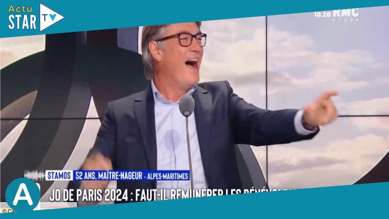 Les Grandes Gueules  Olivier Truchot surprend Alain Marschall pour son anniversaire