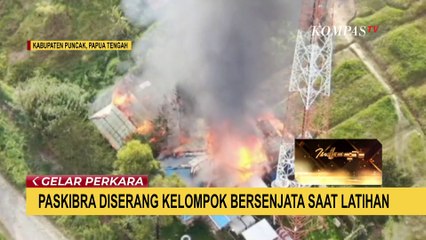Usai Serang Anggota Paskibra, KKB Papua Bakar Tower BTS dan Rumah Warga