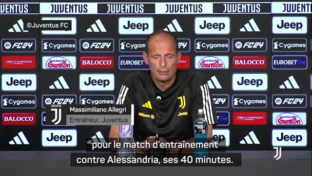 Juventus - Allegri heureux de voir Pogba de retour