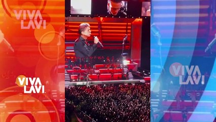Cristian Castro es captado en el concierto de Luis Miguel