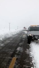 vialidad nacional despeja las rutas en alta montaña