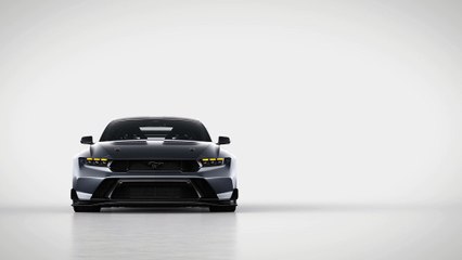 Ford Mustang GTD Architecture Fibres Carbone Animation